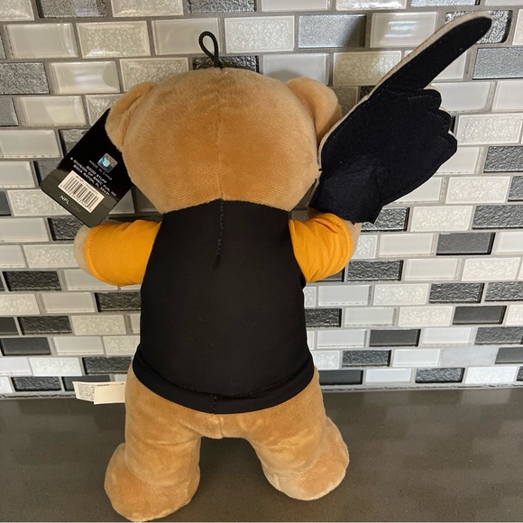 Pittsburgh Steelers NFL Football Bear Plush #1 Finger T-Shirt / 14” / BRAND NEW - Picture 6 of 16